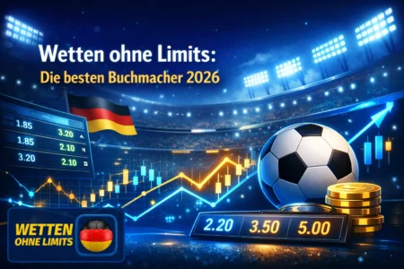 Überblick über die besten Buchmacher ohne Einsatzlimits im Jahr 2026.